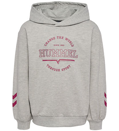 Hummel Hoodie - hmlElena - Light Grey Melange