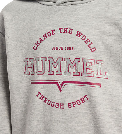 Hummel Hoodie - hmlElena - Light Grey Melange