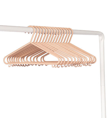 3 Sprouts Hanger - 15-Pack - 29.5 x 17.5 cm - Pink