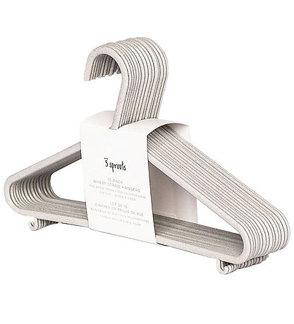 3 Sprouts Bügel - 15er-Pack - 29,5 x 17,5 cm - Grau