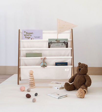 3 Sprouts Bookcase - 62 x 25 x 61 cm - Cream