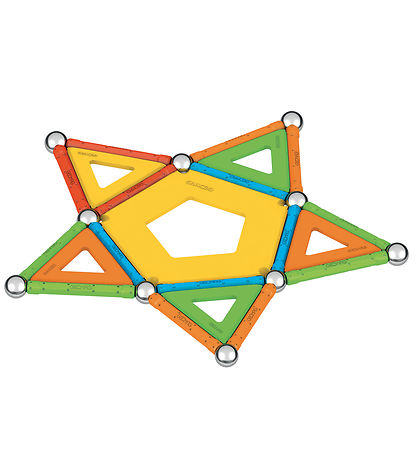 Geomag Set d'aimants - Panneaux Supercolor recycls - 52 Parties