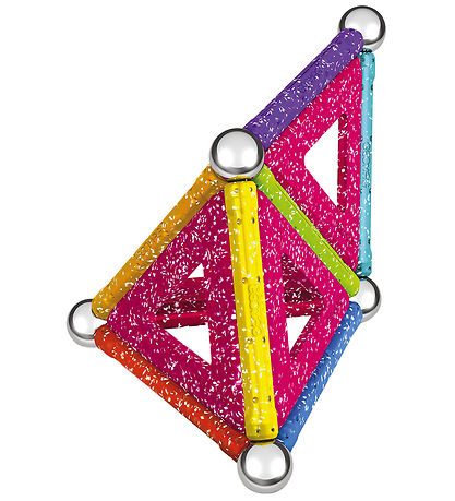 Geomag Segulsett - Glitter Spjöld endurunnin - 22 Partar