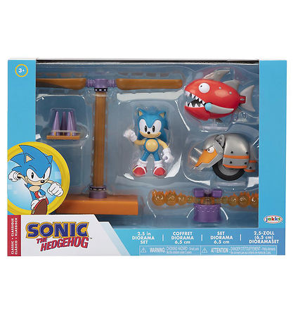 Sonic Leiksett - Diorama sett - Fljúgandi rafhlöðusvæði - 6 Part