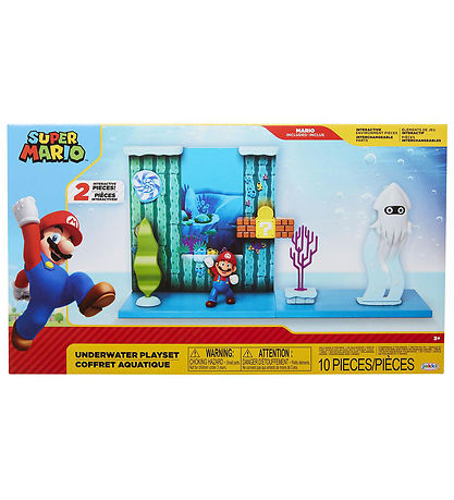 Super Mario Spielset - Deluxe Unterwasser-Spielset - 10 Teile