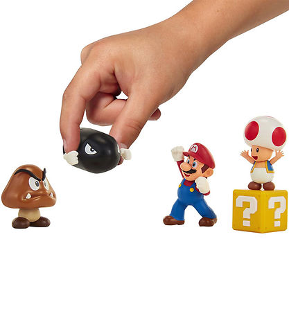 Super Mario Play Set - Diorama Set - Acorn Plains - 5 Parts