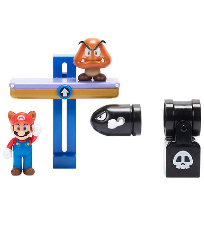 Super Mario Play Set - Diorama Set - Switchback Hill - 5 Parts