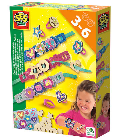 SES Creative Creation Set - Glitterbracelets and rings