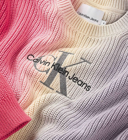 Calvin Klein Blouse - Knitted - Monogram Gradient - Auburn