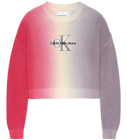 Calvin Klein Blouse - Knitted - Monogram Gradient - Auburn