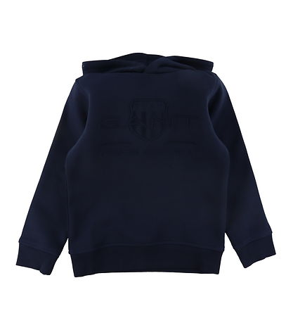 GANT Hettupeysa - Tónn Shield - Evening Blue