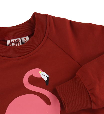 DYR Sweatshirt - DYRBellow - Dark Red Flamingo