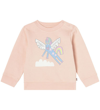 Stella McCartney Kids Peysa - Duftbleikt M. Einhyrningur