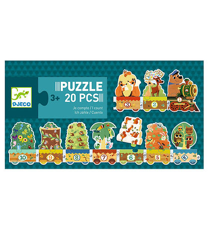 Djeco Jigsaw Puzzle - 20 Bricks - I Count