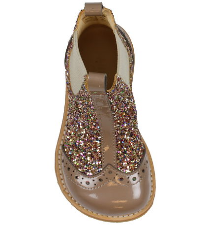 Angulus Stígvél - Chelsea - Nougat/Multi M. Glimmer