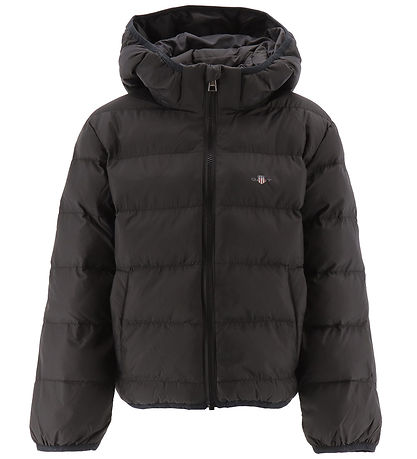 GANT Puffer Jacket - Light Padded Shield - Black