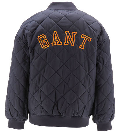 GANT Thermo Jacket - Quilted Varsity - Evening Blue
