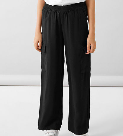 Name It Trousers - Cargo - Noos - NkfBella - Black