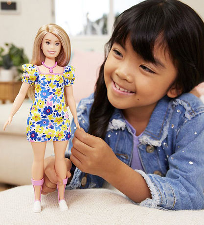 Barbie Docka - 30 cm - Fashionista Floral - Down Syndrom