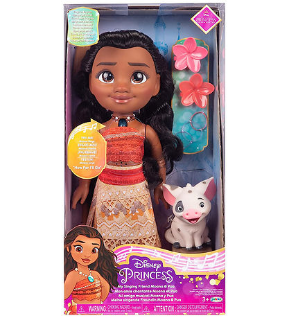 Disney Princess Dúkka M. Hljóð - 38 cm - Vaiana