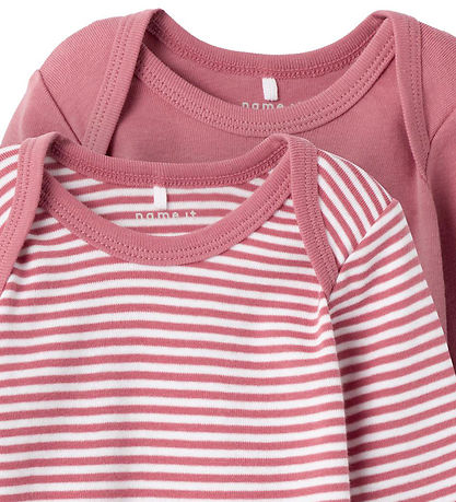 Name It Bodysuit l/s - Noos - NbnBody - 2-Pack - Mesa Rose
