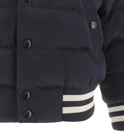 Moncler Dúnúlpa - Kafanir - Dökkblátt M. Lógó