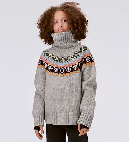 Molo Bluse - Wolle/Acryl - Gimla - Light Grey Melange