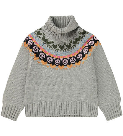 Molo Bluse - Wolle/Acryl - Gimla - Light Grey Melange