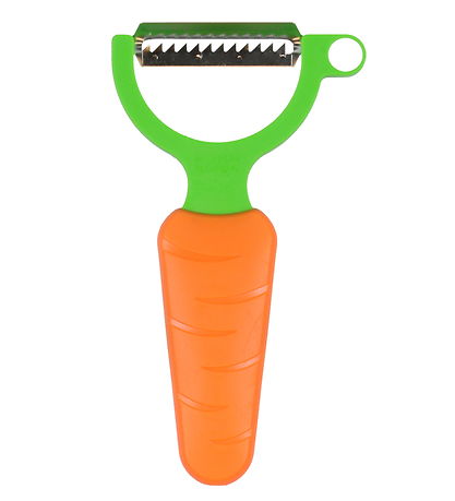 Kinderkitchen Julienne peeler - Orange/Green
