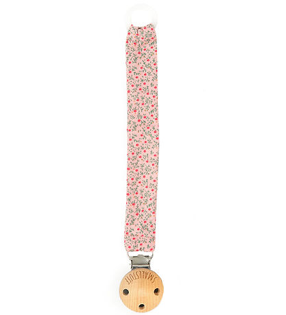 Smallstuff Pacifier Clip - Rose w. Flowers