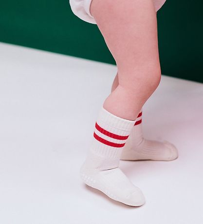 GoBabyGo Socks - Non-Slip - Red