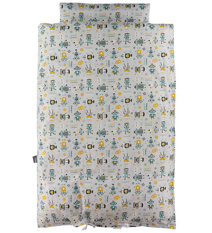 Nørgaard Madsens Bedding - Junior - Grey w. Robots