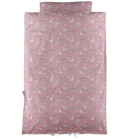 Nørgaard Madsens Bedding - Junior - Pink w. Zoo Animals
