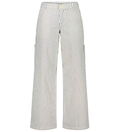 Sofie Schnoor Meisjes Broek - Off White Gestreept