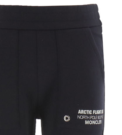 Moncler Sweatpants - Navy w. White