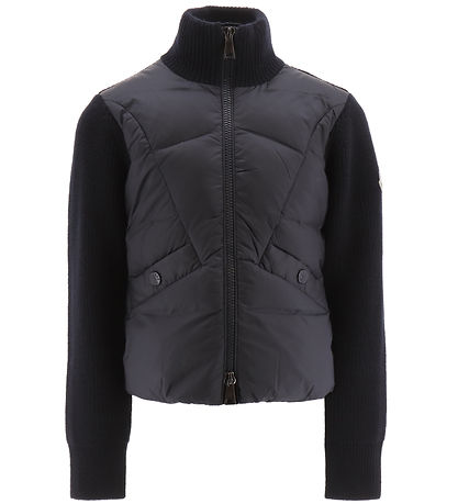 Moncler Cardigan - Wool/Down - Dark Navy