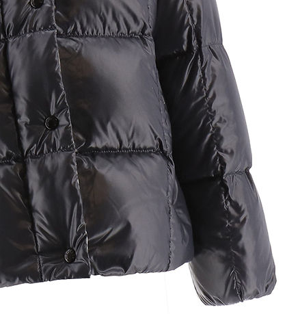 Moncler Dúnúlpa - Parana - Dark Dökkblátt M. Hvítur