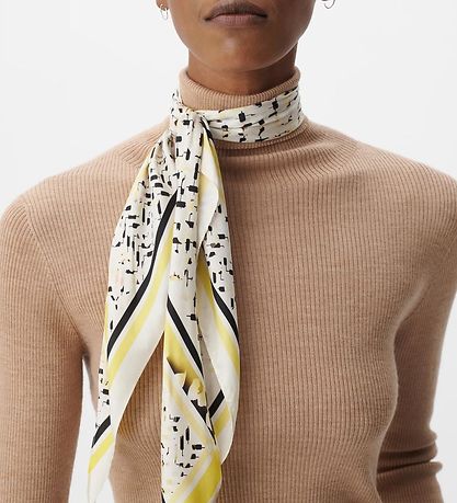 Lala Berlin Scarf - Triangle Aina - Floral Leo Sunflower