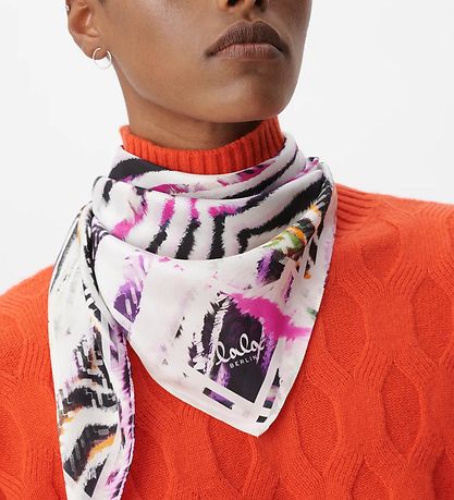 Lala Berlin Scarf - Triangle Aina - Zebra Dragonfruit