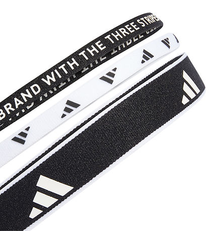 Bandeau adidas Performance - 3 Pack - Noir/Blanc