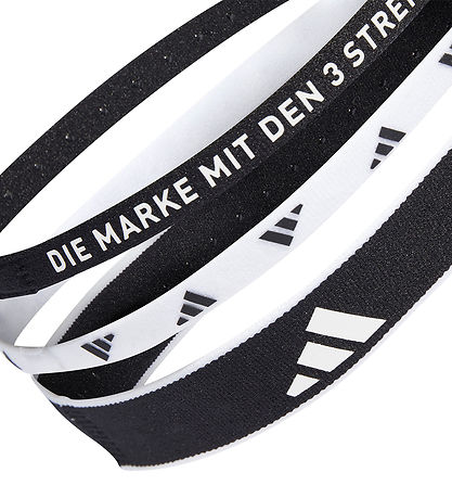 Bandeau adidas Performance - 3 Pack - Noir/Blanc