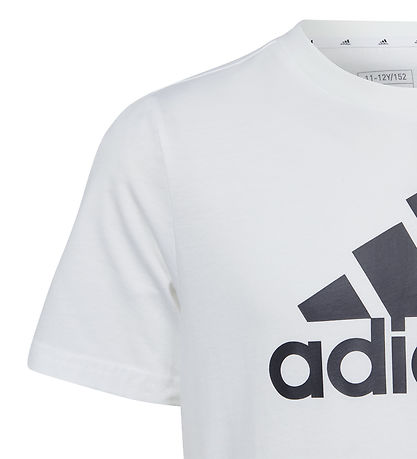 adidas Performance Stuttermabolur - U BL Tee - Hvítt/Svart
