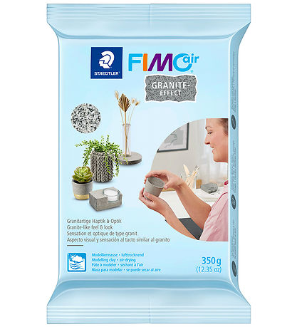 Staedtler FIMO Leklera - Graniteffekt - 350g - Grå
