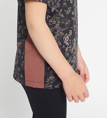 Rethinkit Stuttermabolur - Carla - Flower Birds