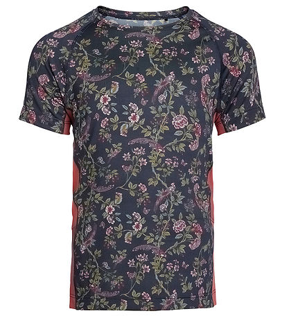 Rethinkit Stuttermabolur - Carla - Flower Birds