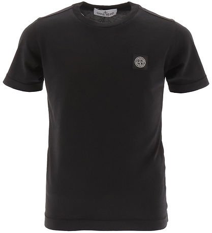 Stone Island Stuttermabolur - Svart