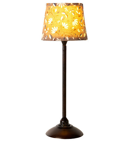 Maileg Floor Lamp w. Light - 20.5x7 cm - Anthracite