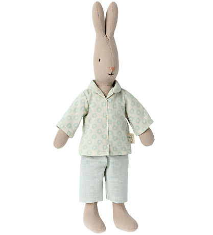 Maileg Soft Toy - Rabbit - Size 1 - 27 cm - Pajama Set