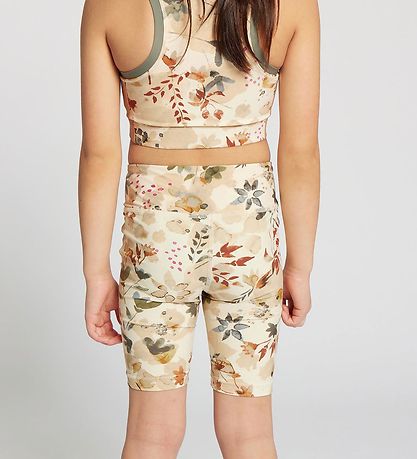 Rethinkit Hjólabuxur - Gigi - Flower Camouflage