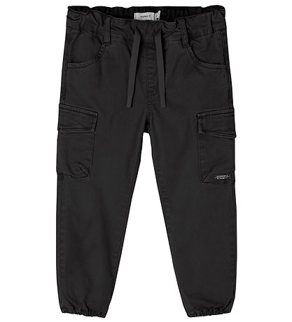 Name It Trousers - Cargo - Noos - NmmBen - Black